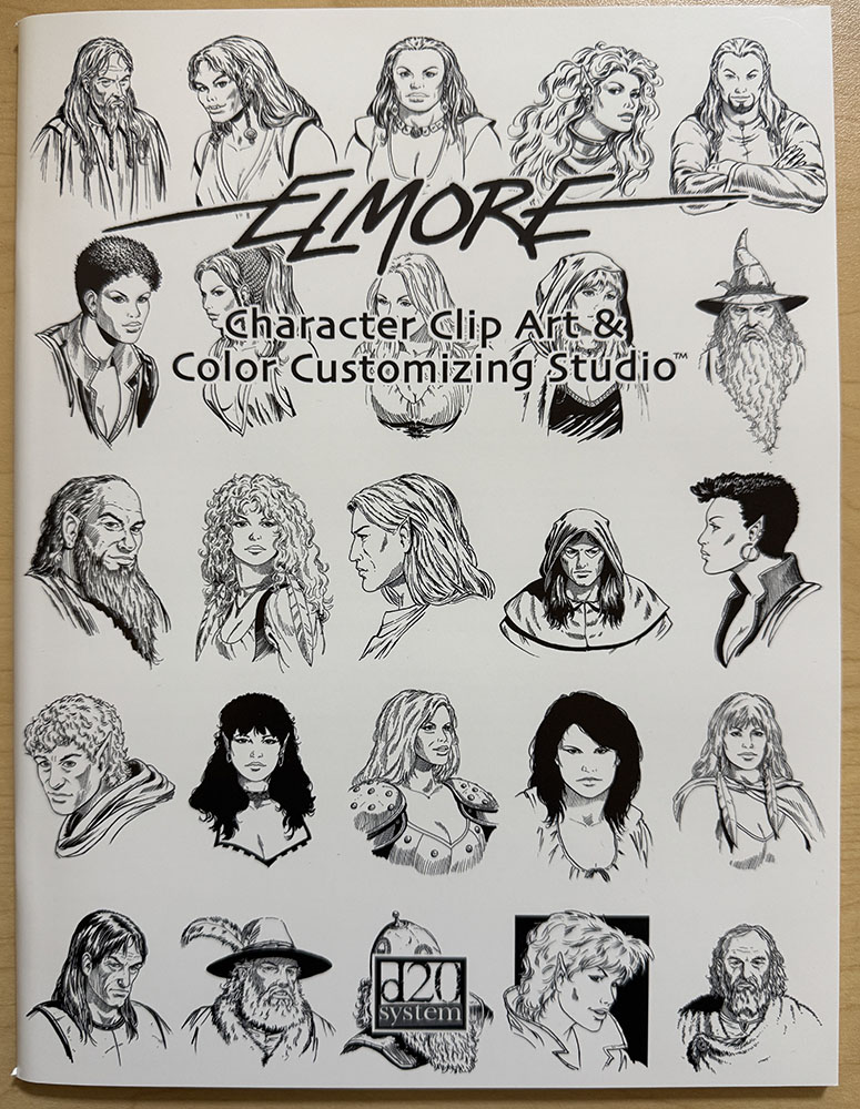 Elmore Character Clip Art softcover only